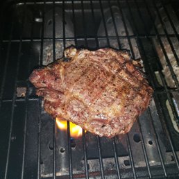 Aldi ribeye on the grill! Aldi ribeye on the grill!