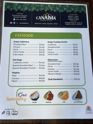 Canaima Venezuelan Food by null