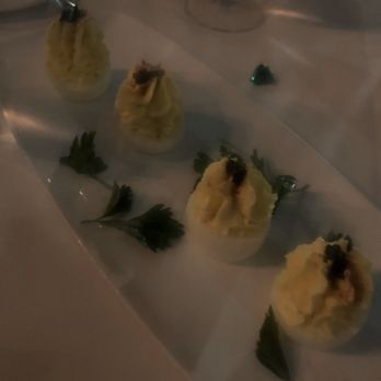 Prime One Twelve - Deviled Eggs with caviar - Steakhouses Near Me - Miami Beach, Florida