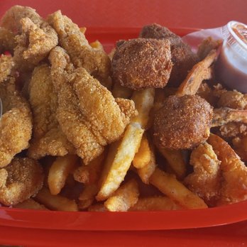 Te'Jun The Texas Cajun- Red Oak - Close up of Fried Catfish and shrimp - Cajun/Creole Near Me - Red Oak, Texas Te'Jun The Texas Cajun- Red Oak - Close up of Fried Catfish and shrimp - Cajun/Creole Near Me - Red Oak, Texas