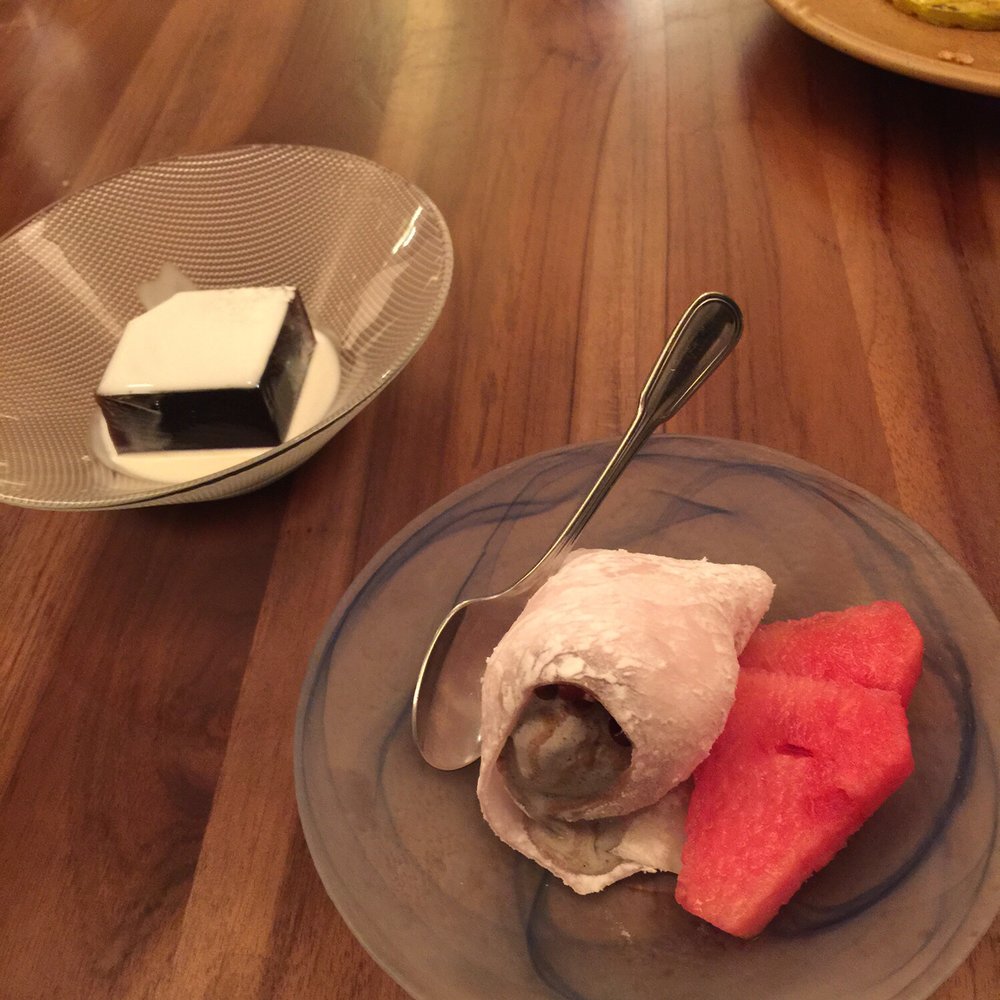 Inagiku - Black Sesame Mochi ice cream for dessert - Japanese Near Me - Makati, NCR