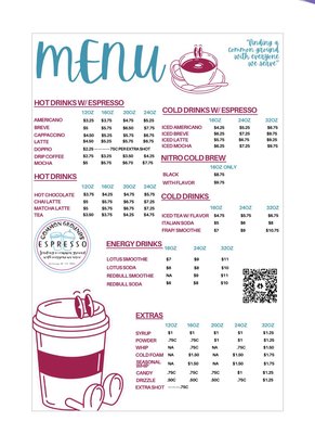 Menu photo 1 Common Grounds Espresso Anchorage, AK Menu photo 1 Common Grounds Espresso Anchorage, AK