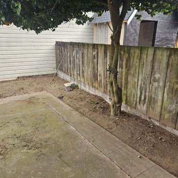 Santos Hauling - Backyard after clean up - Junk Removal & Hauling Near Me