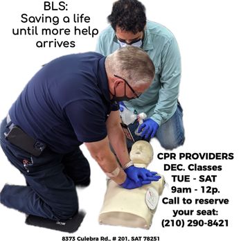 CPR Providers - All classes are AHA Certified. Call us to schedule your class! - First Aid Classes Near Me - San Antonio, Texas