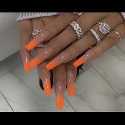 What i asked for but light purple instead of orange with a diamond on the ring finger