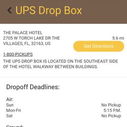 Safe Ship - Location to drop packages for free.