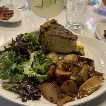 Ritual House - Quiche with salad and breakfast potatoes - Breakfast & Brunch Near Me - Pittsburgh, Pennsylvania Ritual House - Quiche with salad and breakfast potatoes - Breakfast & Brunch Near Me - Pittsburgh, Pennsylvania