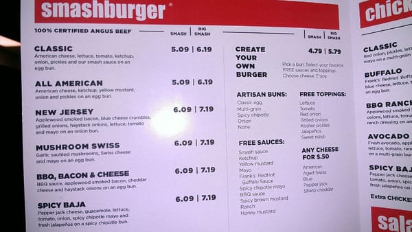 Menu photo 8 Smashburger Clifton, NJ