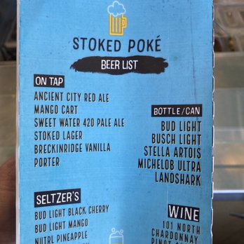 Stoked Poke - Beer and wine - Poke Near Me - Daytona Beach, Florida Stoked Poke - Beer and wine - Poke Near Me - Daytona Beach, Florida