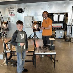 Corning Museum of Glass - POD one glass blowing