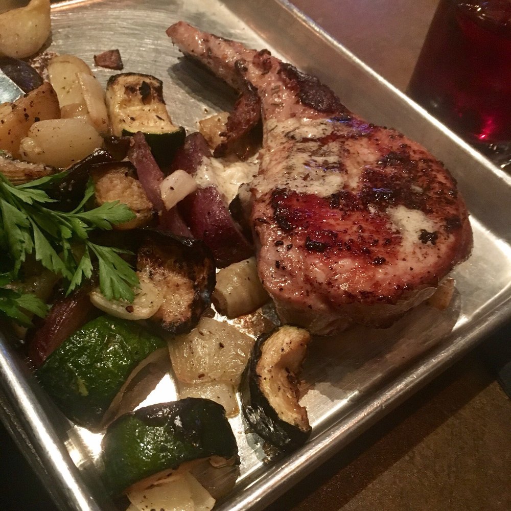 TruFire - Tomahawk porkchop (yum!) - New American Near Me - Frisco, Texas TruFire - Tomahawk porkchop (yum!) - New American Near Me - Frisco, Texas