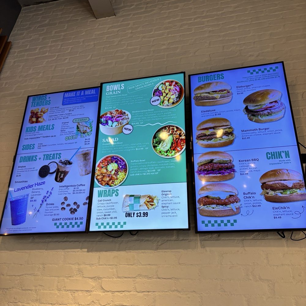 Elephant And Vine - Menu - Vegan Near Me - Evanston, Illinois