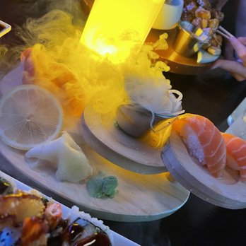 Volcano - Salmon Spicy Tuna Roll Hibachi Steak & Chicken Shrimp Tempura Roll - Karaoke Near Me - Virginia Beach, Virginia