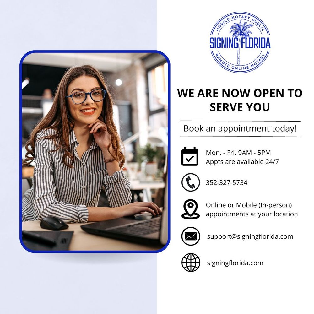 SIGNING FLORIDA NOTARY SERVICE Contact Agent Citrus Hills, FL Yelp