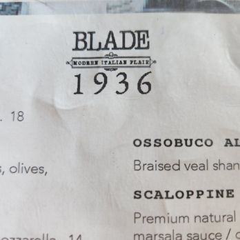 Blade 1936 - Pizza Near Me - Oceanside, California