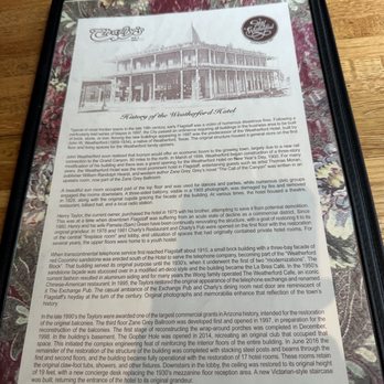 Charly's - Weatherford Hotel history - Pubs Near Me - Flagstaff, Arizona