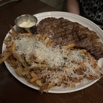 Six Hundredº - Ribeye w truffle fries - Steakhouses Near Me - Winston-Salem, North Carolina