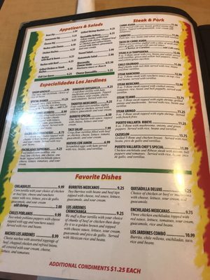 Menu photo 7 Los Jardines Restaurant Robinson, IL Menu photo 7 Los Jardines Restaurant Robinson, IL