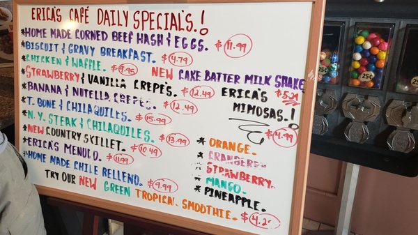 Menu photo 4 Erica's Cafe Citrus Heights, CA