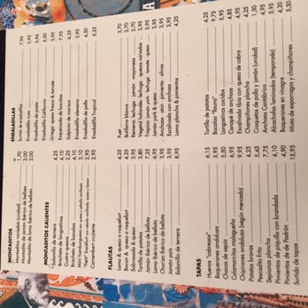 Ciutat Comtal - Menu - Tapas Bars Near Me - Barcelona, B Ciutat Comtal - Menu - Tapas Bars Near Me - Barcelona, B