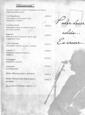 Menu photo 5 La Barra del Musico Elx, A