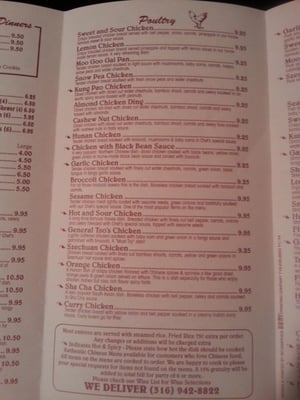 Menu photo 7 Lee's Chinese Restaurant Wichita, KS Menu photo 7 Lee's Chinese Restaurant Wichita, KS