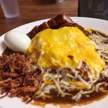 Curryfornia - Medium curry with omurice and katsu. Topped with cheese, fried onion and boiled egg. - Japanese Curry Near Me - Torrance, California Curryfornia - Medium curry with omurice and katsu. Topped with cheese, fried onion and boiled egg. - Japanese Curry Near Me - Torrance, California