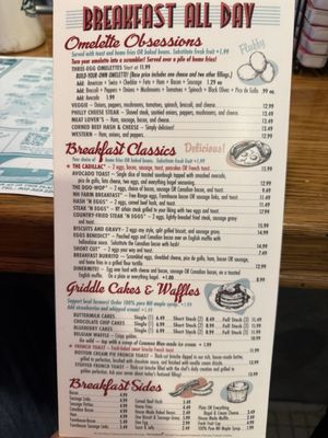 Menu photo 1 Airport Diner Manchester, NH