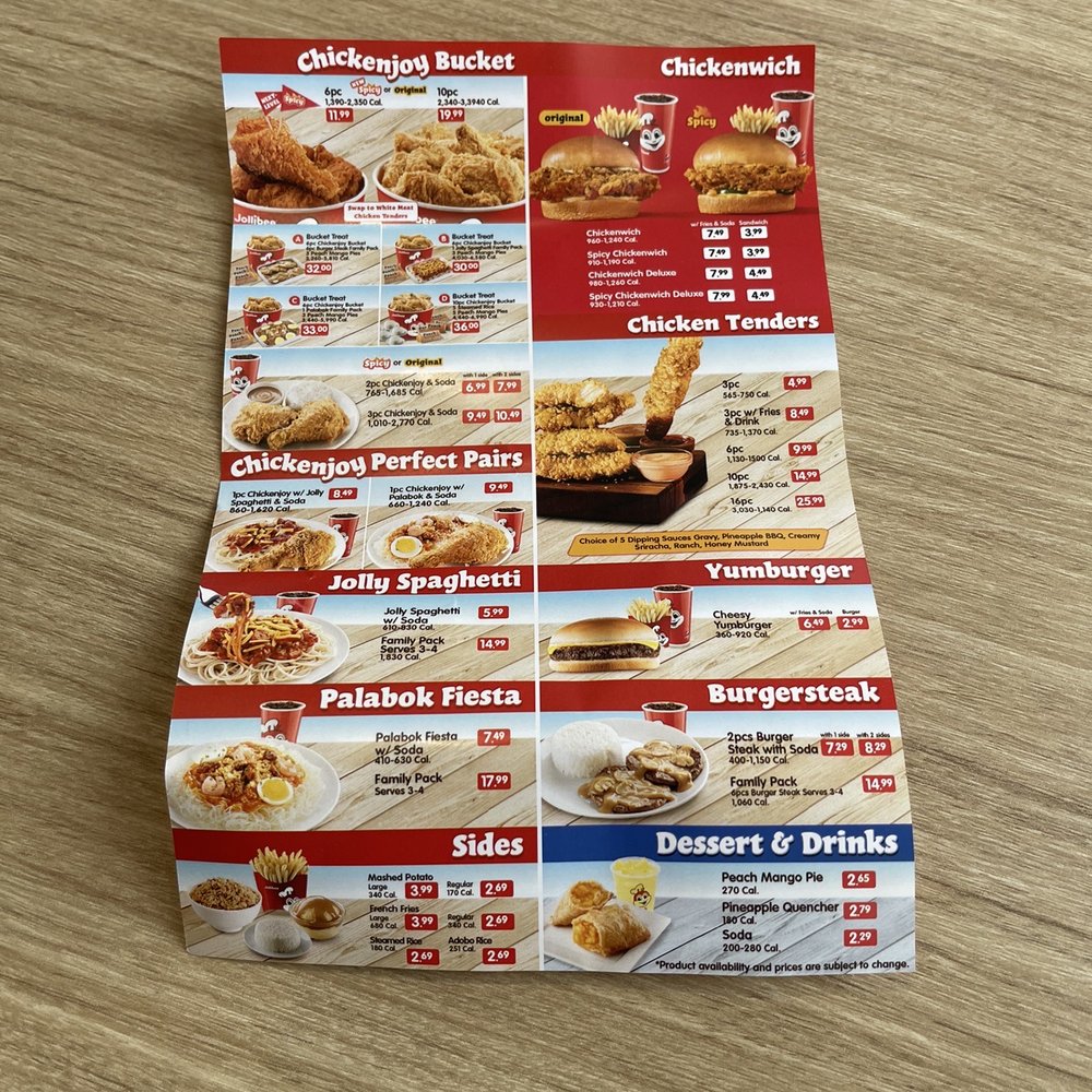 Jollibee - Menu - Chicken Shop Near Me - Alhambra, California Jollibee - Menu - Chicken Shop Near Me - Alhambra, California