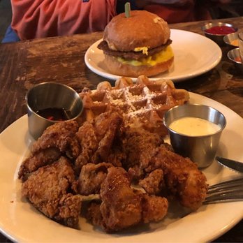 The Uptown Garrison - Chicken & Belgian Waffle, Sausage, Egg, & Cheese sandwich - Coffee & Tea Near Me - New York, New York The Uptown Garrison - Chicken & Belgian Waffle, Sausage, Egg, & Cheese sandwich - Coffee & Tea Near Me - New York, New York