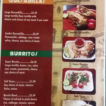 Tacos Guadalajara - Side 2 of menu - Tacos Near Me - Yuma, Arizona Tacos Guadalajara - Side 2 of menu - Tacos Near Me - Yuma, Arizona