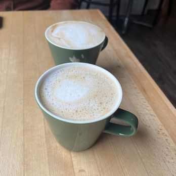 Veg Cafe - Salted caramel coconut milk latte special - Vegan Near Me - Sacramento, California