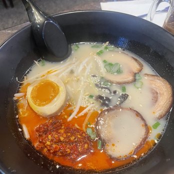 Thai Satay - Takoyaki Ramen, highest spice level. Spicy but delicious!! - Thai Near Me - Colorado Springs, Colorado