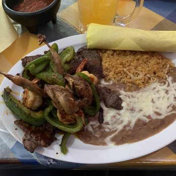 Chapala Mexican Grill - Quail, Shrimp, Beef Grilled Special - Mexican Near Me - Morro Bay, California