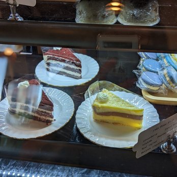 Tera’s Bean - Display cake (cake slices, macarons) - Cafes Near Me - Burnaby, British Columbia