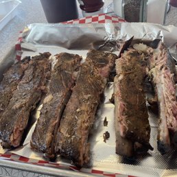 Half rack of pork ribs Half rack of pork ribs