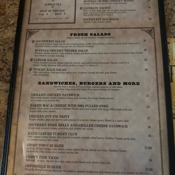 Ghost Town Grill - Menu - American Near Me - Buena Park, California Ghost Town Grill - Menu - American Near Me - Buena Park, California