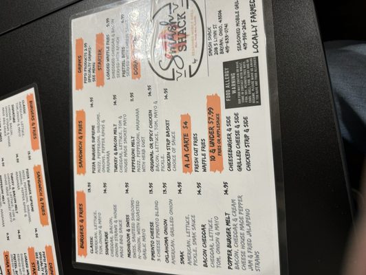 Menu photo 2 Smash Shack Bryan, OH