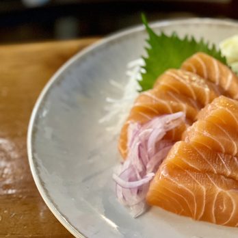Sushimoto - 8pc Salmon Sashimi - Japanese Near Me - Burnaby, British Columbia Sushimoto - 8pc Salmon Sashimi - Japanese Near Me - Burnaby, British Columbia