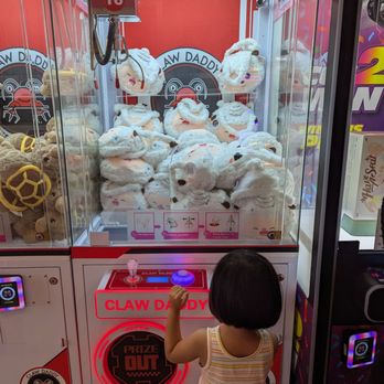Claw Daddy Arcade - She won one! - Arcades Near Me - San Diego, California