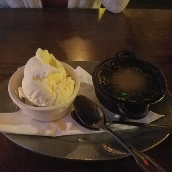 Cornish Pasty - Sticky bread pudding dessert and ice cream - British Near Me - Las Vegas, Nevada