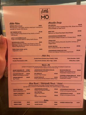 Menu photo 4 Little Mo Brooklyn, NY