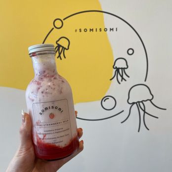 Somisomi - Strawberry Milk - Desserts Near Me - Carrollton, Texas Somisomi - Strawberry Milk - Desserts Near Me - Carrollton, Texas