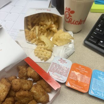 Chick-fil-A - Nuggets and waffle fries with a frosted lemonade - Chicken Shop Near Me - Southfield, Michigan Chick-fil-A - Nuggets and waffle fries with a frosted lemonade - Chicken Shop Near Me - Southfield, Michigan