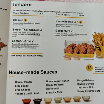 Starbird Chicken - Menu - Chicken Shop Near Me - Pleasanton, California Starbird Chicken - Menu - Chicken Shop Near Me - Pleasanton, California