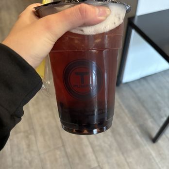 Tpumps - Passion fruit strawberry with boba - Bubble Tea Near Me - Monrovia, California