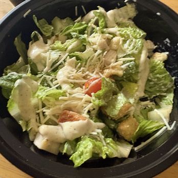 Fire Wings - My leftovers - yummy.   CAESAR SALAD - Chicken Wings Near Me - Sacramento, California