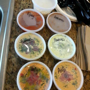 Spitz - Cottonwood - Sauce are labeled from catering - Bars Near Me - Holladay, Utah Spitz - Cottonwood - Sauce are labeled from catering - Bars Near Me - Holladay, Utah