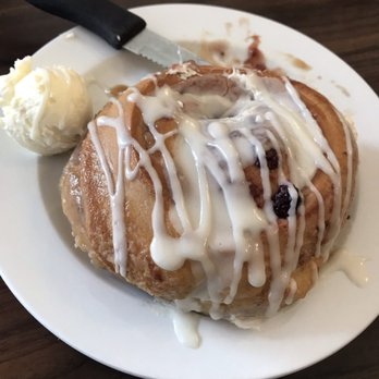 Hen House Eatery - Blueberry cream cheese cinnamon roll - Breakfast & Brunch Near Me - Minneapolis, Minnesota