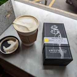 Grabbing coffee